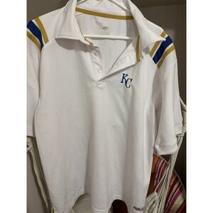 Vintage‎ Stitches Brand Kc Royals Xl Polo Shirt